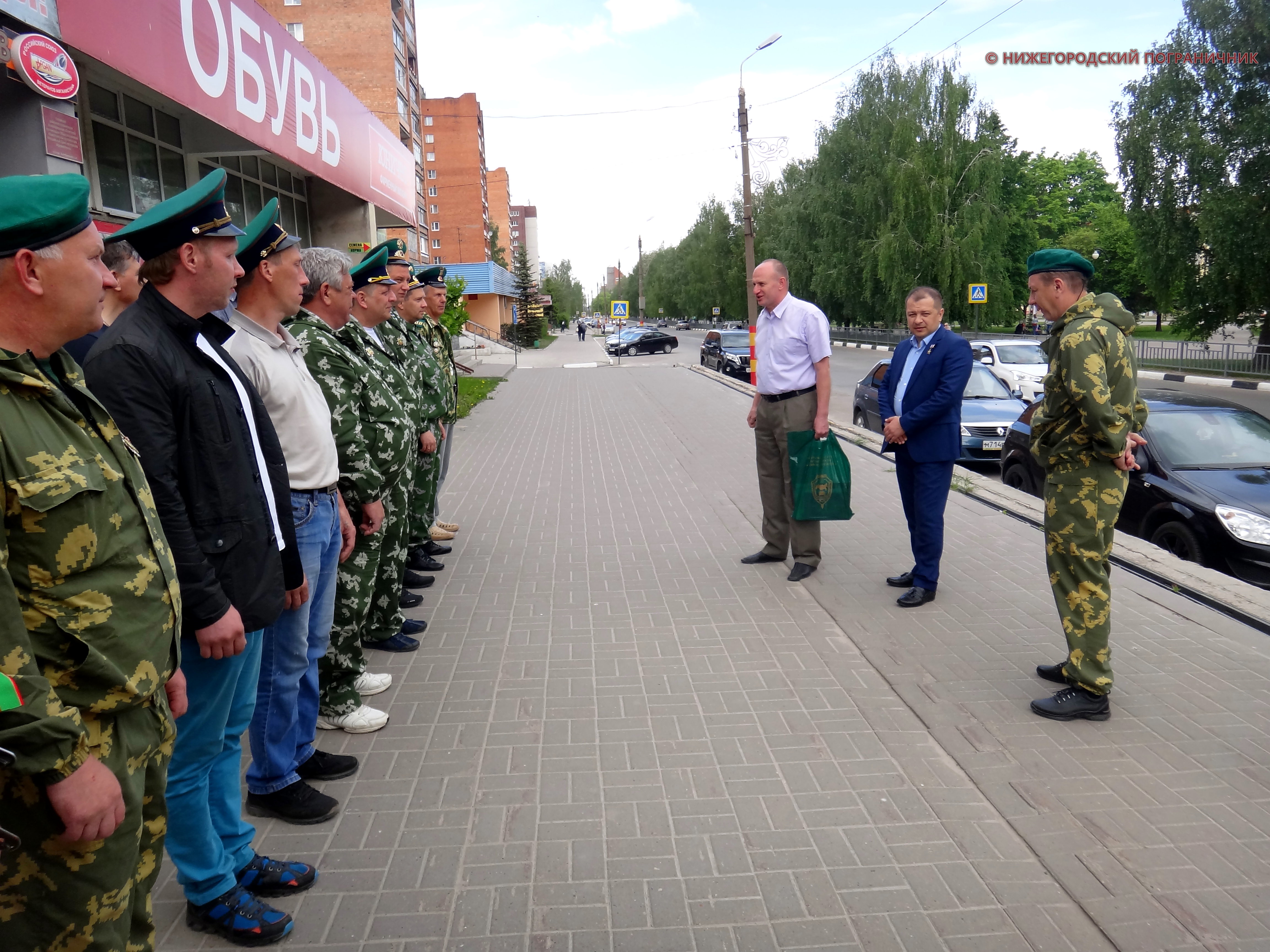 ВСТРЕЧА С ГЕРОЕМ РОССИЙСКОЙ ФЕДЕРАЦИИ КОКШИНЫМ Р.В. В КСТОВО —  Нижегородский пограничник